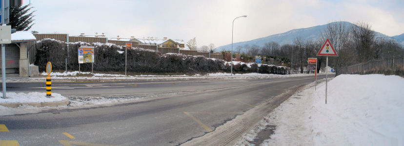 Ecran de protection contre le bruit de la route