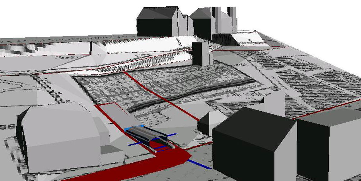 Modélisation de la propagation du bruit à la sortie d'un grand parking public