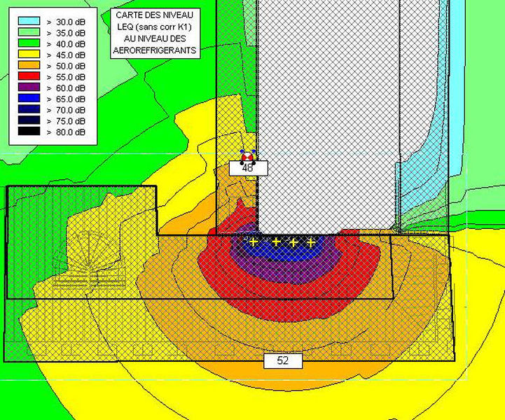 Modélisation du bruit des installations techniques