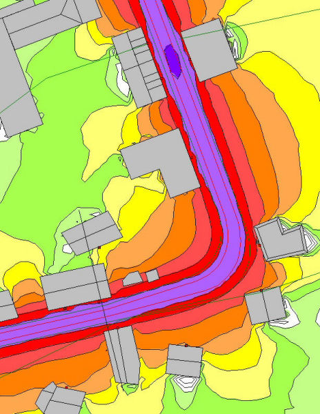 Cadastre  situation nocturne