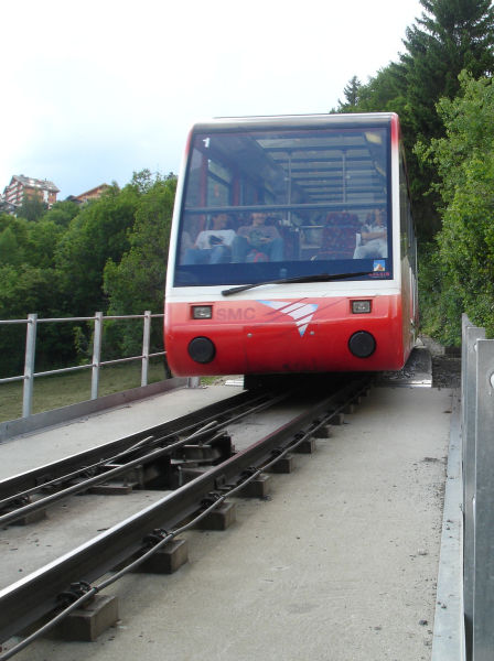 Mesure du bruit produit par  le plus long funiculaire d'Europe ...