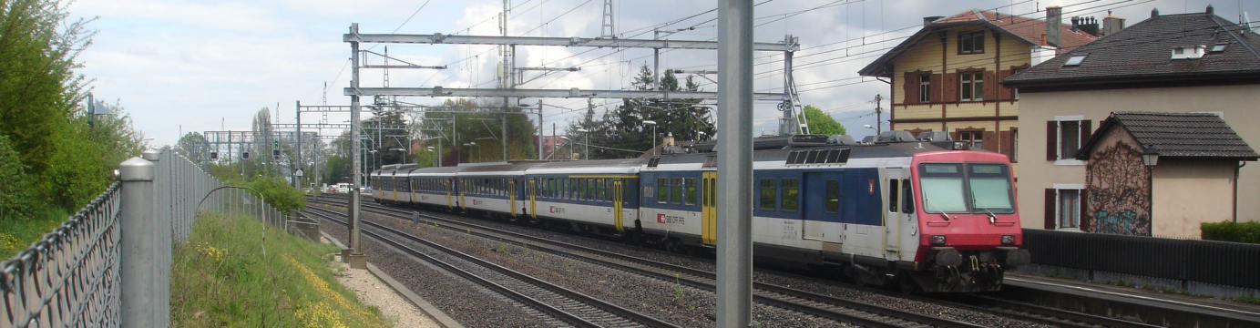 Nouvelle 3ème voie CFF entre Coppet et Genève (pour les trains régionaux)